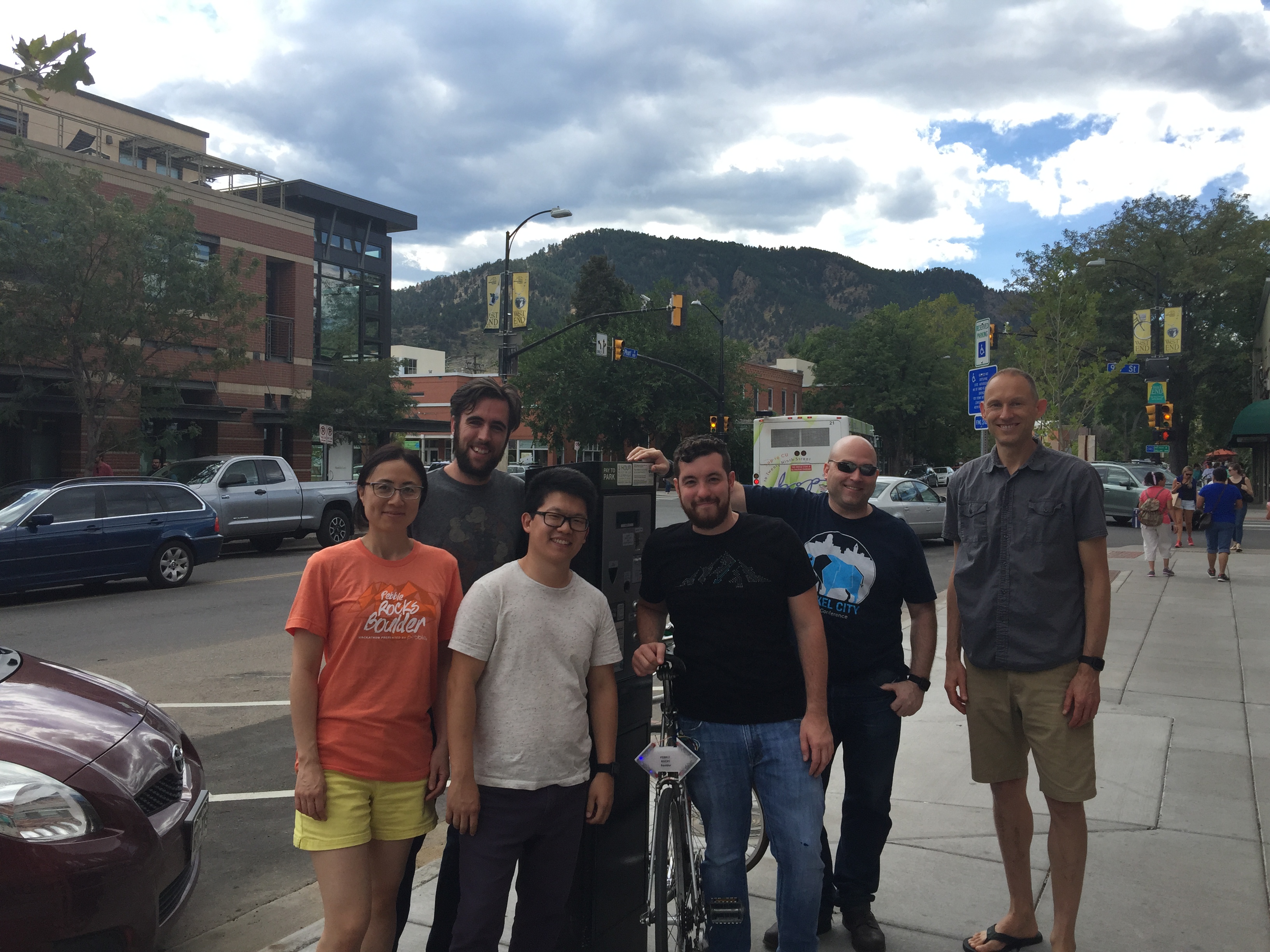 Team Turing at Pebble Rocks Boulder.